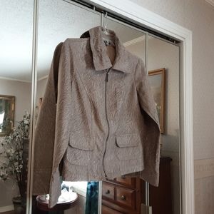 TRIBAL STUDIO PETITE/SMALL, JUNGLE FOLIAGE FITTED JACKET